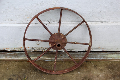 Antica ruota carriola - antica,
