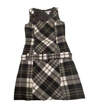 Scamiciata Quadri Con Cintura Invernale in Tessuto Caldo