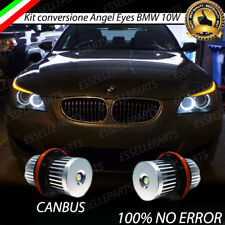 COPPIA LAMPADE LED POSIZIONE 6000K 20W FARI ANGEL EYES XENON BMW SERIE 5 E60 E61