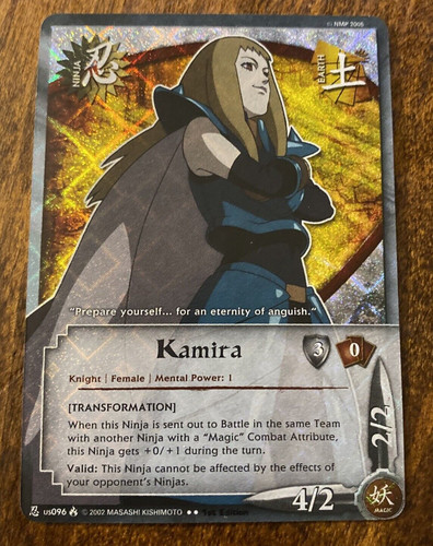 Carta naruto kamira us096 - naruto,