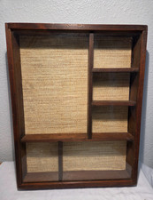 Vetrina da parete in legno