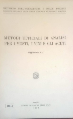 Metodi ufficiali analisi - metodi,