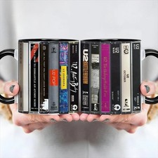 Tazza Caffè U2 Album Cassetta Collezione Retrò