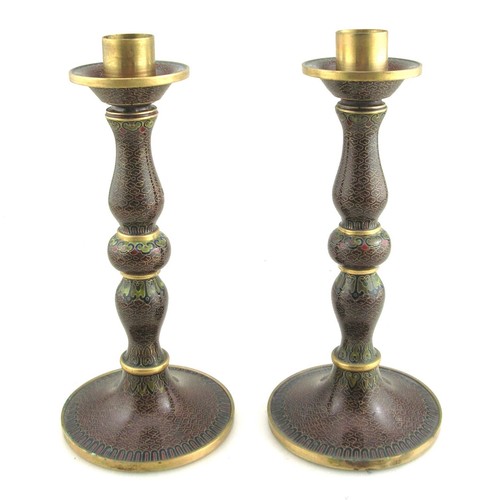Antica coppia candelieri - di,