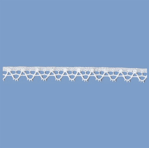 Merletto cotone bianco - merletto, 15