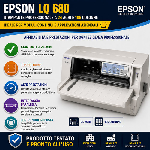 Epson 680 stampante - ✅,