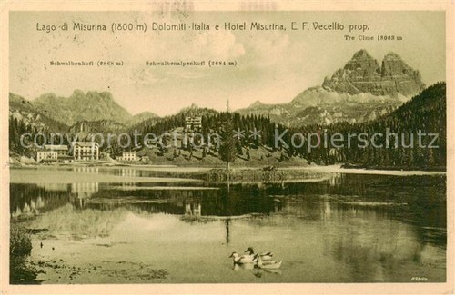 Lago misurina dolomiti - lago,