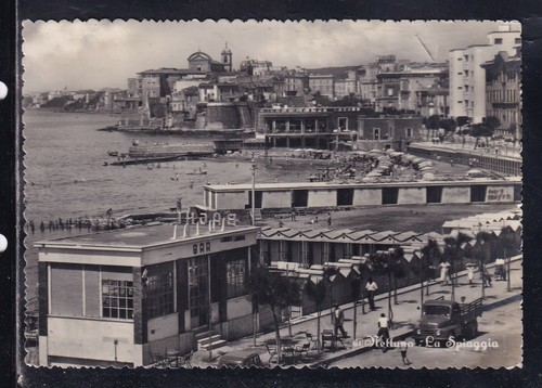 Cartolina nettuno spiaggia - cartolina,