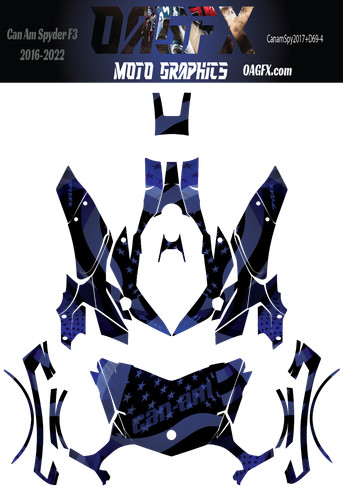 Kit grafica can spyder - kit,