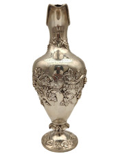 Victorian Boer War Silver Wine Ewer Alexander Macrae Royal Army 101st. Fusiliers