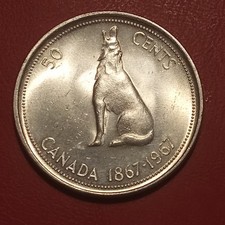 Canada Moneta 50 Cents 1967