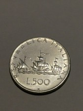 500 LIRE ARGENTO CARAVELLE