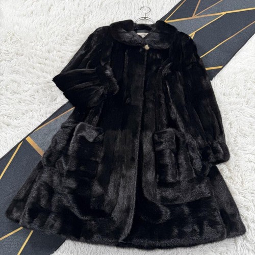 Cappotto pelliccia visone nero