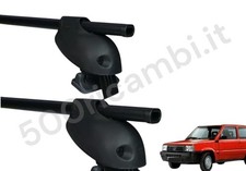 KIT BARRE PORTATUTTO COMPLETE NERE PORTAPACCHI FIAT PANDA 141 86>03 750 4X4