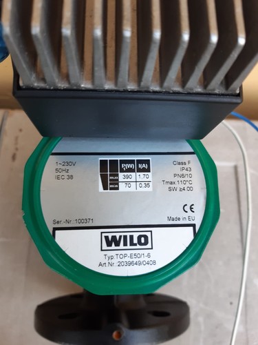 Pompa circolazione wilo - pompa, di