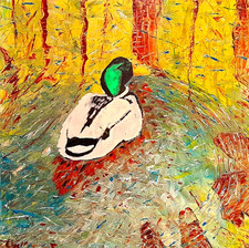 Huile sur toile , B Jost 