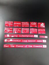 Xtracycle Decalcomania/Adesivo Stili Assortiti *Scegli lo Stile che Vuoi*