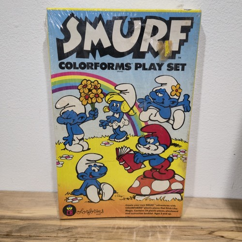Vintage 1981 puffi colorforms - vintage,