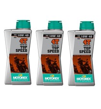 Motorex Top Speed 4T 10W-40 3x