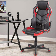 Poltrona Presidenziale Ergonomica Sedia Gaming Racing Da Scrivana in Eco Pelle A