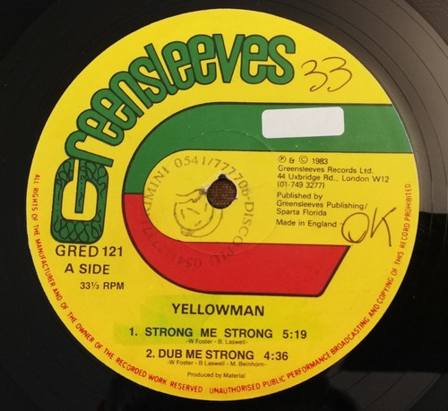 Yellowman strong - yellowman,