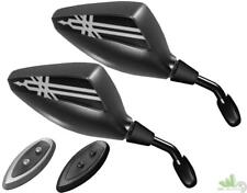 2 SPECCHIETTI YAMAHA TMAX 2004 NERO DIAPASON CUPOLINO CARENA SPECCHI OMOLOGATI