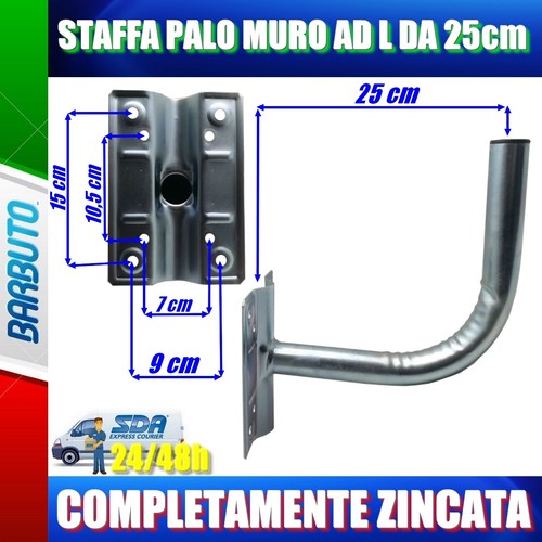 Supporto palo muro da - palo,