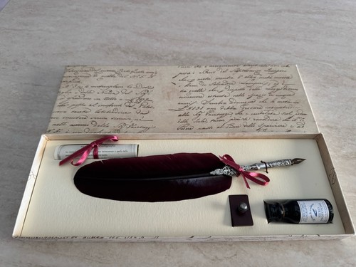 Set calligrafico piuma - set,