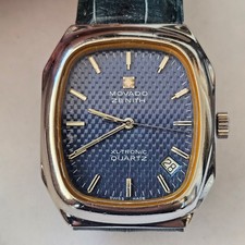 ZENITH-XL-TRONIC-QUARTZ-ACCIAIO-TAPISSERIE-OVERSIZE-CALIBRO ZENITH 51.0-ESA 9180