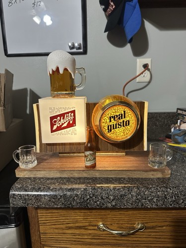 Botte espositore birra schlitz - birra,