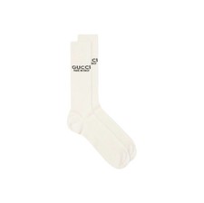 Calze con stampa marca Gucci