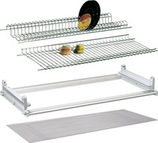 Scolapiatti Per Pensile In Kit Lunghezza cm 76 DecHome H012952+H013212