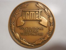 medaglia società telefonica telefoni URMET 44mm liscia retro