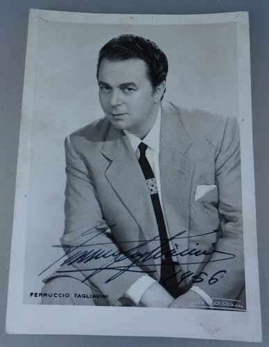 Autografo cantante lirico