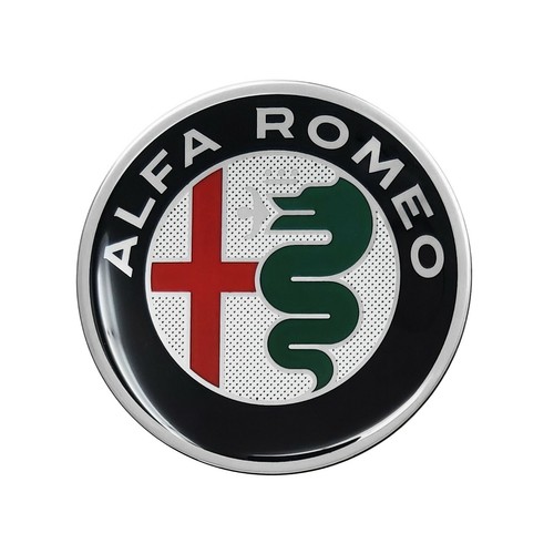 Adesivo alfa romeo - romeo, 3d