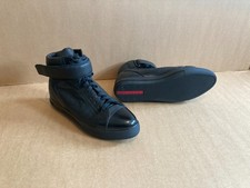 Sneaker Prada in pelle nera