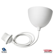 IKEA HAVSDJUP Lampada a Sospensione Set Cavo Lampada da Soffitto 1,4m E27 Bianco
