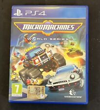 PS4 PLAYSTATION MICROMACHINES WORLD SERIES Italiano Completo con Libretto