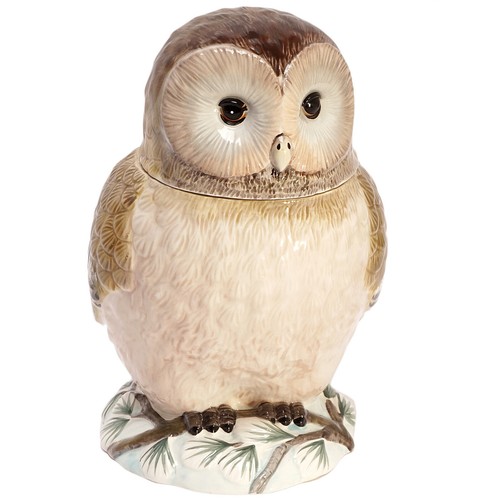 Owl cookie jar - cookie, winter's