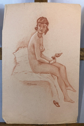 Disegno alla sanguigna - alla,