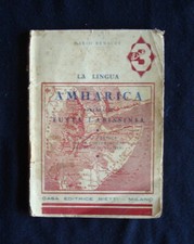 Renucci Dario La Lingua Amharica parlata in Abissinia Ed Bietti Milano Raro