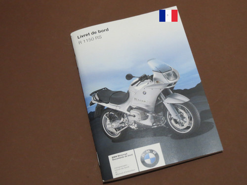 Bmw r1150rs livret bordo - de,