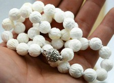 Collana perle tonde 16" 18"