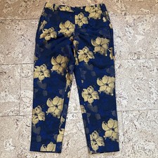 EUC Zara Blue/Gold Jacquard