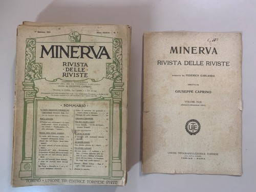Minerva rivista delle riviste - minerva,