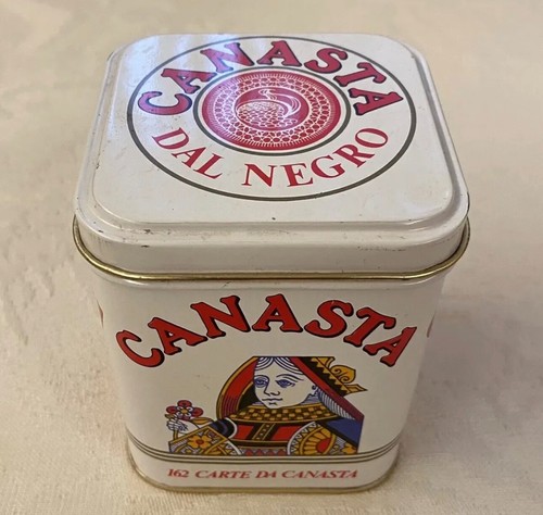 Canasta dal negro carte - carte, da