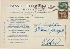 MESSINA - GRASSO LETTERIO DI M. - IMPORTAZIONE TELE CANAPE E IUTA 1936