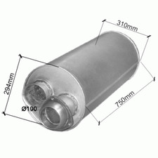 Silenziatore per volvo 6 - per,
