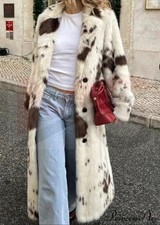 Cappotto lungo donna pelliccia