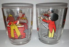 Bicchieri Nutella Le Immagini Matte Vintage Collezione Ferrero 1999